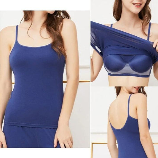 PJ Set Singlet with Built In Bra Comes with Matching Shorts Plus size available