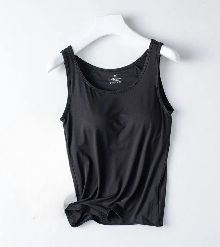 Shelf Bra Tank Top Plus size available