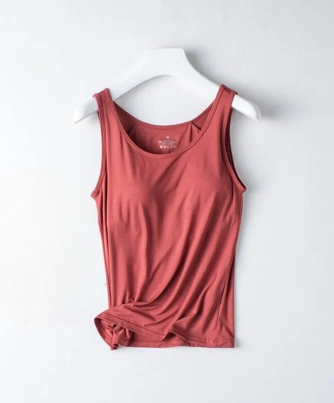 Shelf Bra Tank Top Plus size available