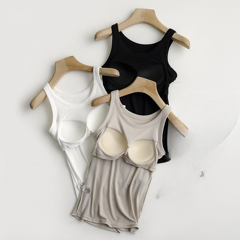 Built-in-Bra Tank Top