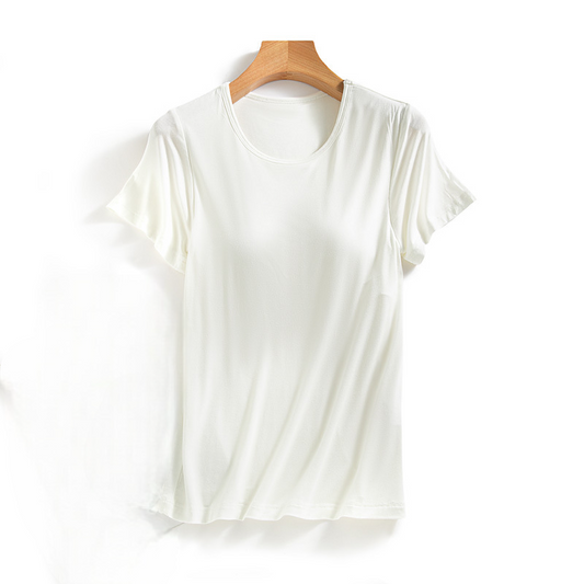 Shirt with Built In Bra Pastel Colours