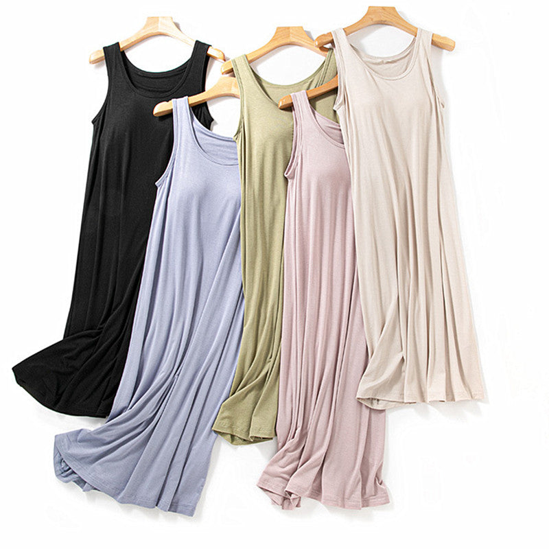 Built-In-Bra Nightgown/Casual Dress