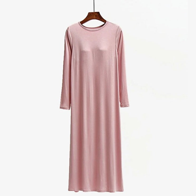 Long Sleeve Night dress with Inbuilt Bra