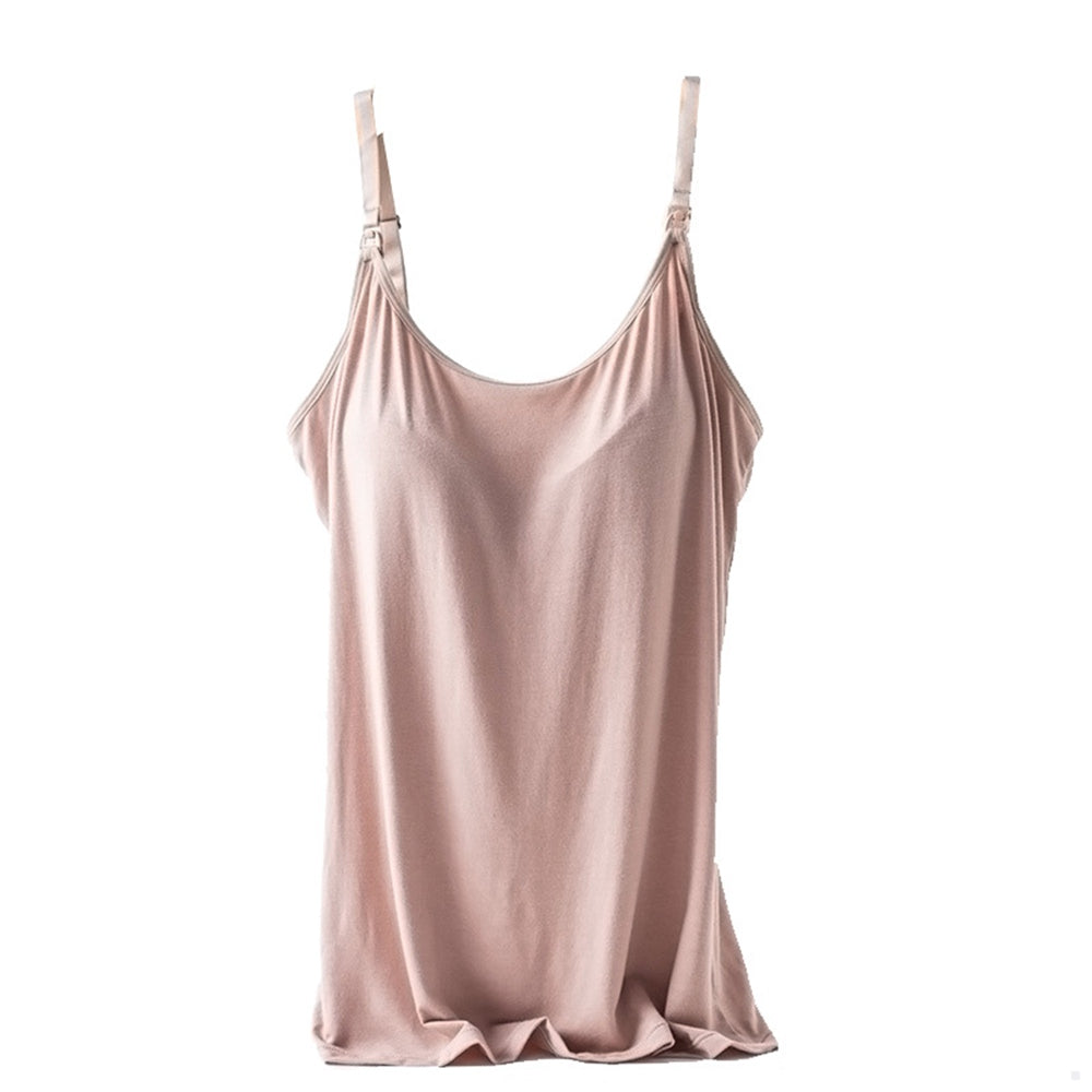 Breast-Feeding Nursing Cami Singlet With Built In Bra