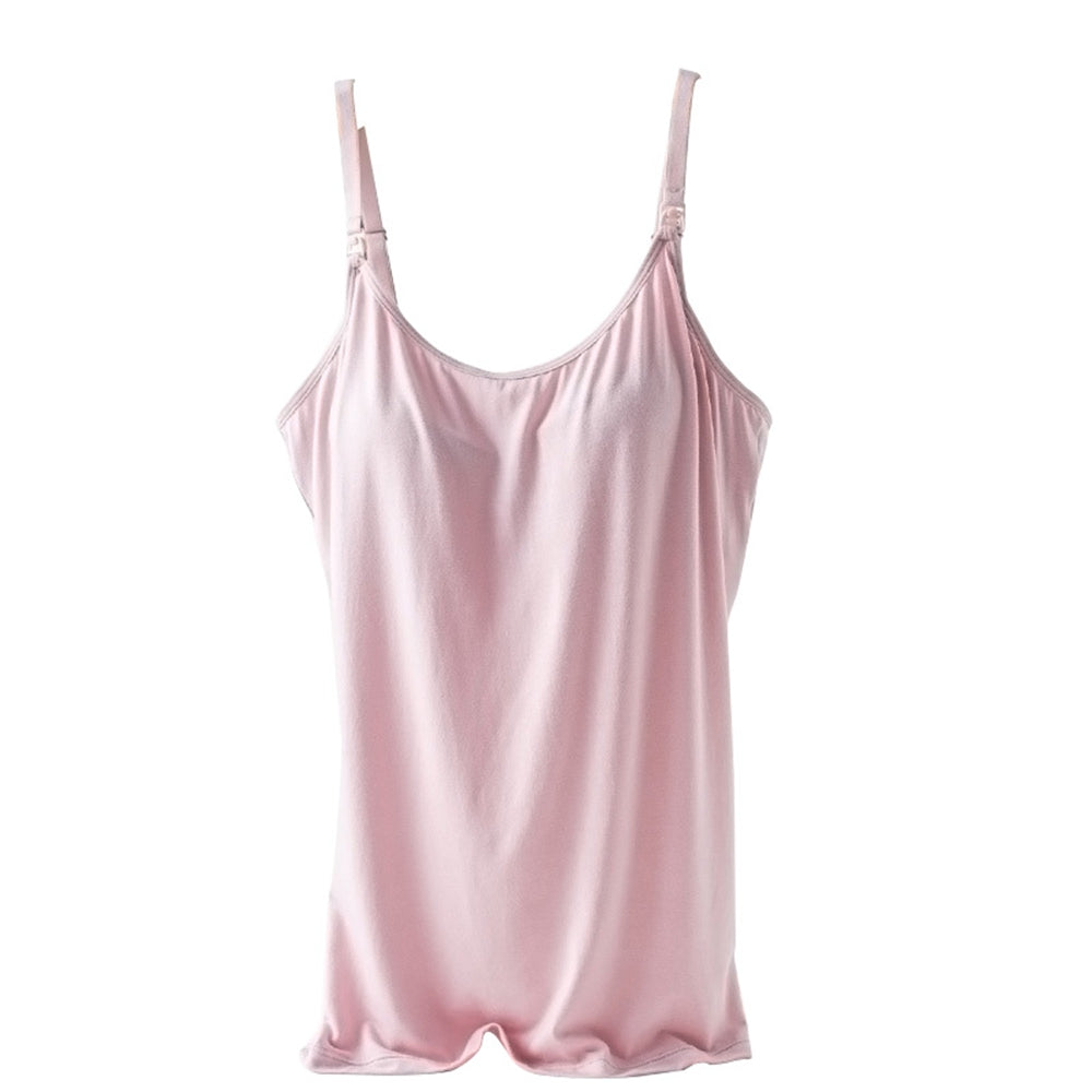 Breast-Feeding Nursing Cami Singlet With Built In Bra