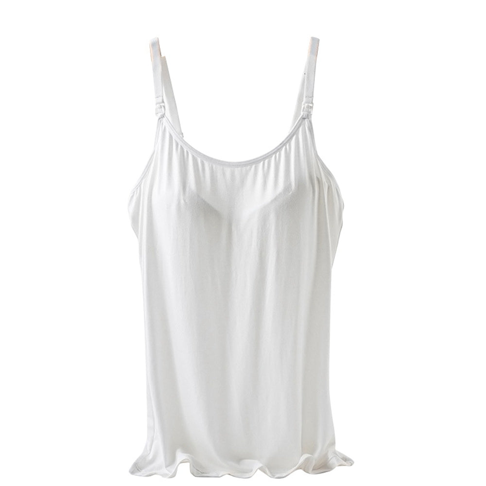 Breast-Feeding Nursing Cami Singlet With Built In Bra