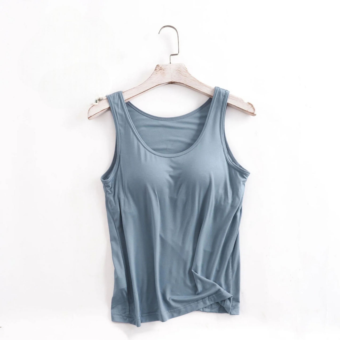 Built In Bra Tank Top Soft and Lightweight