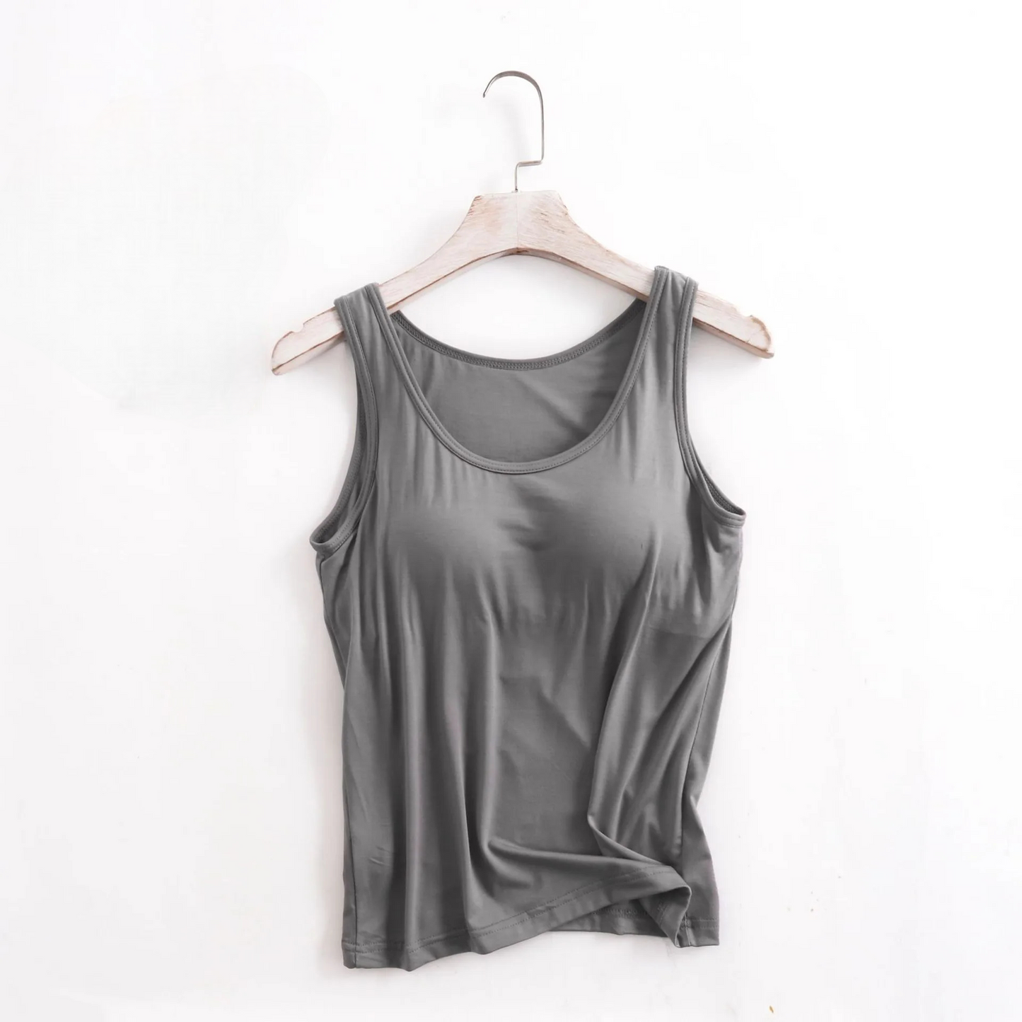 Built In Bra Tank Top Soft and Lightweight