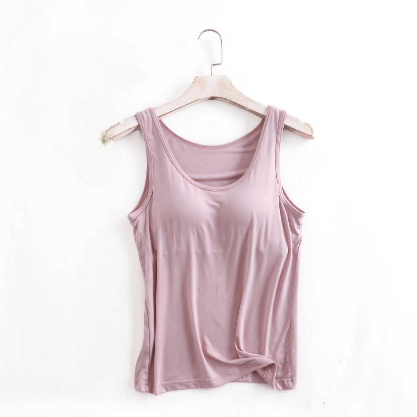Built In Bra Tank Top Soft and Lightweight