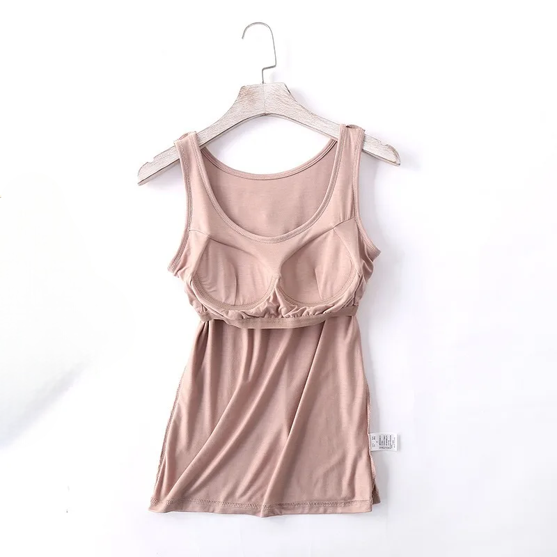 Built In Bra Tank Top Soft and Lightweight