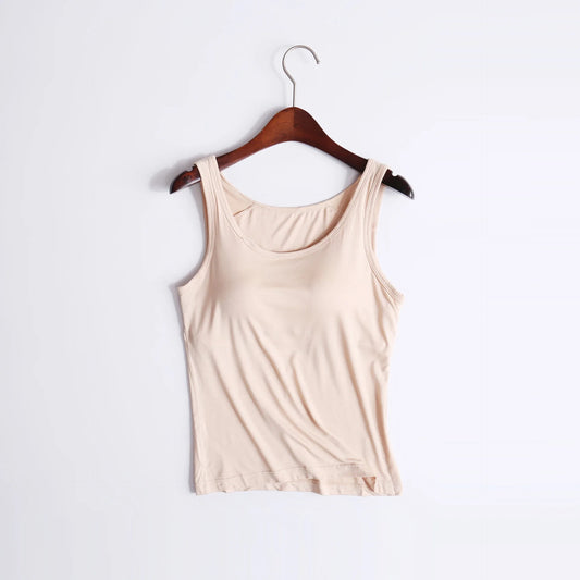 Built In Bra Tank Top Soft and Lightweight