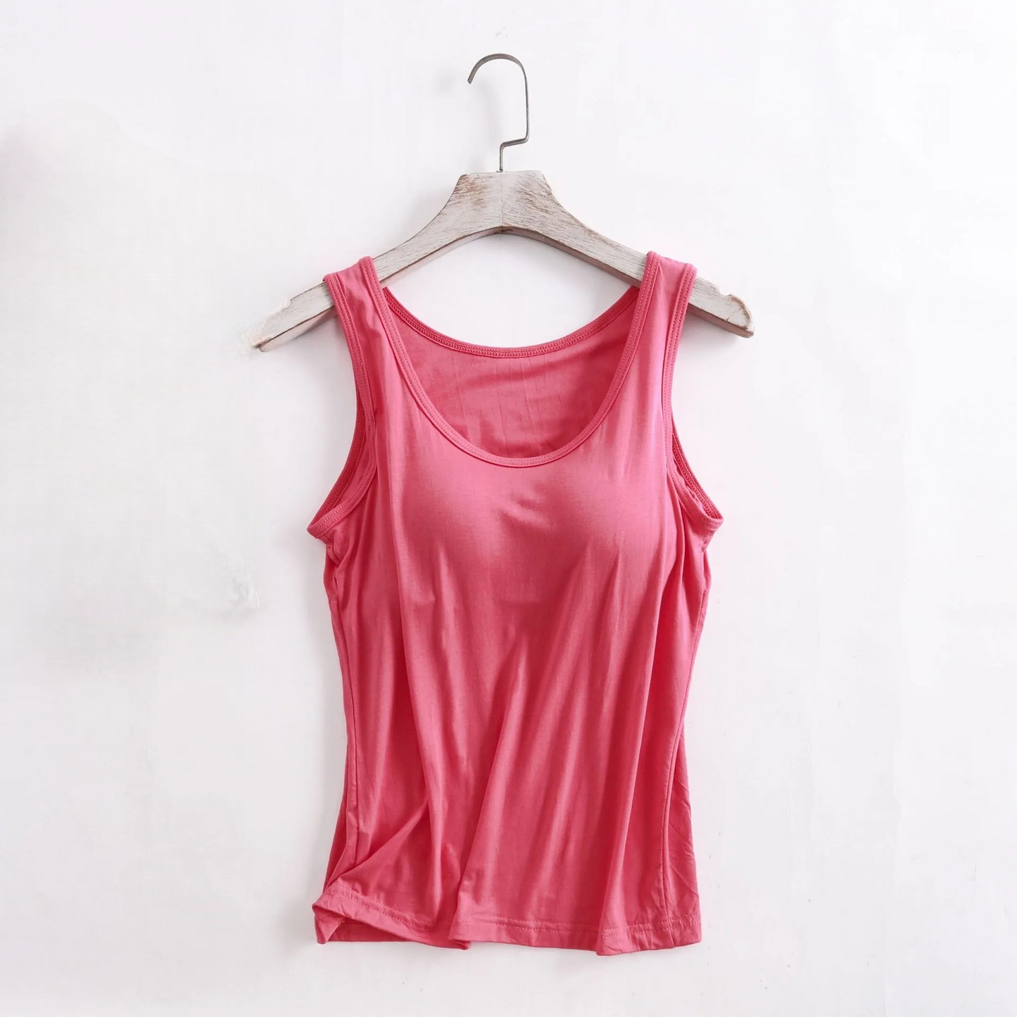 Built In Bra Tank Top Soft and Lightweight