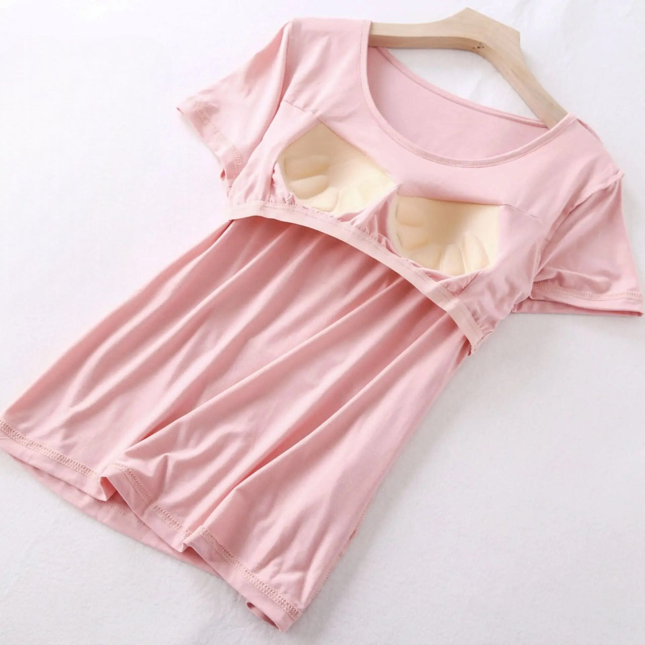 Pyjama set with Inbuilt Bra T-Shirt and Shorts