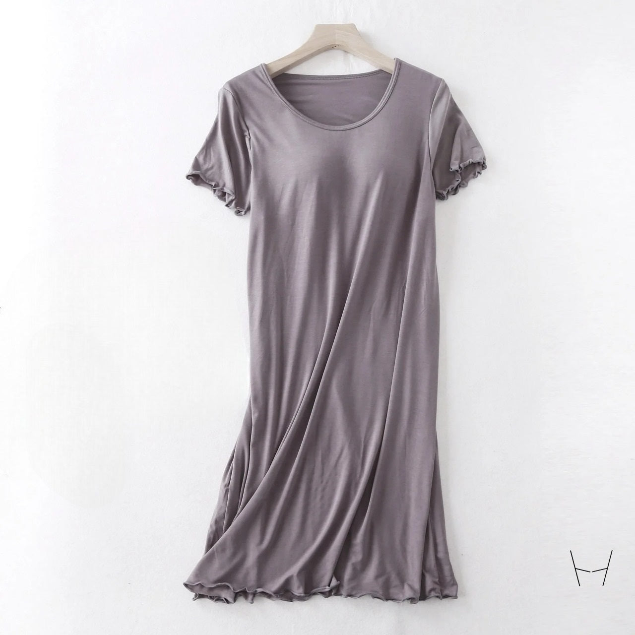 Nightgown Nightie With Built In Bra Chest Padding