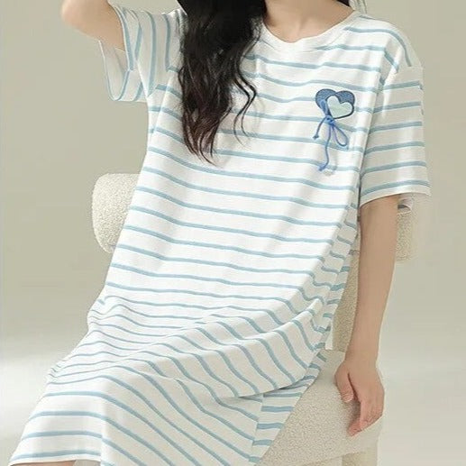 Nightie with Inbuilt Chest Pads Cute Designs Cotton Plus size available