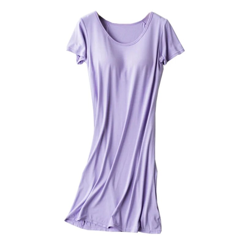 Nightgown Nightie With Built In Bra Chest Padding